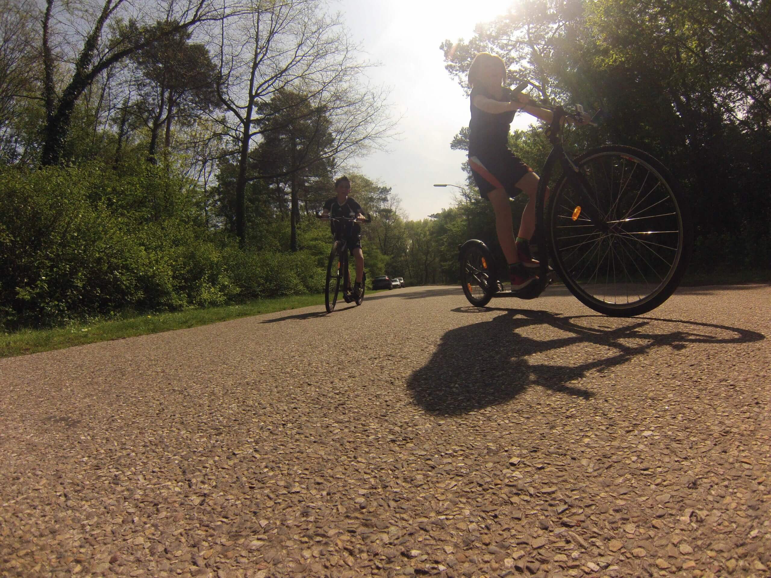Steppen met route