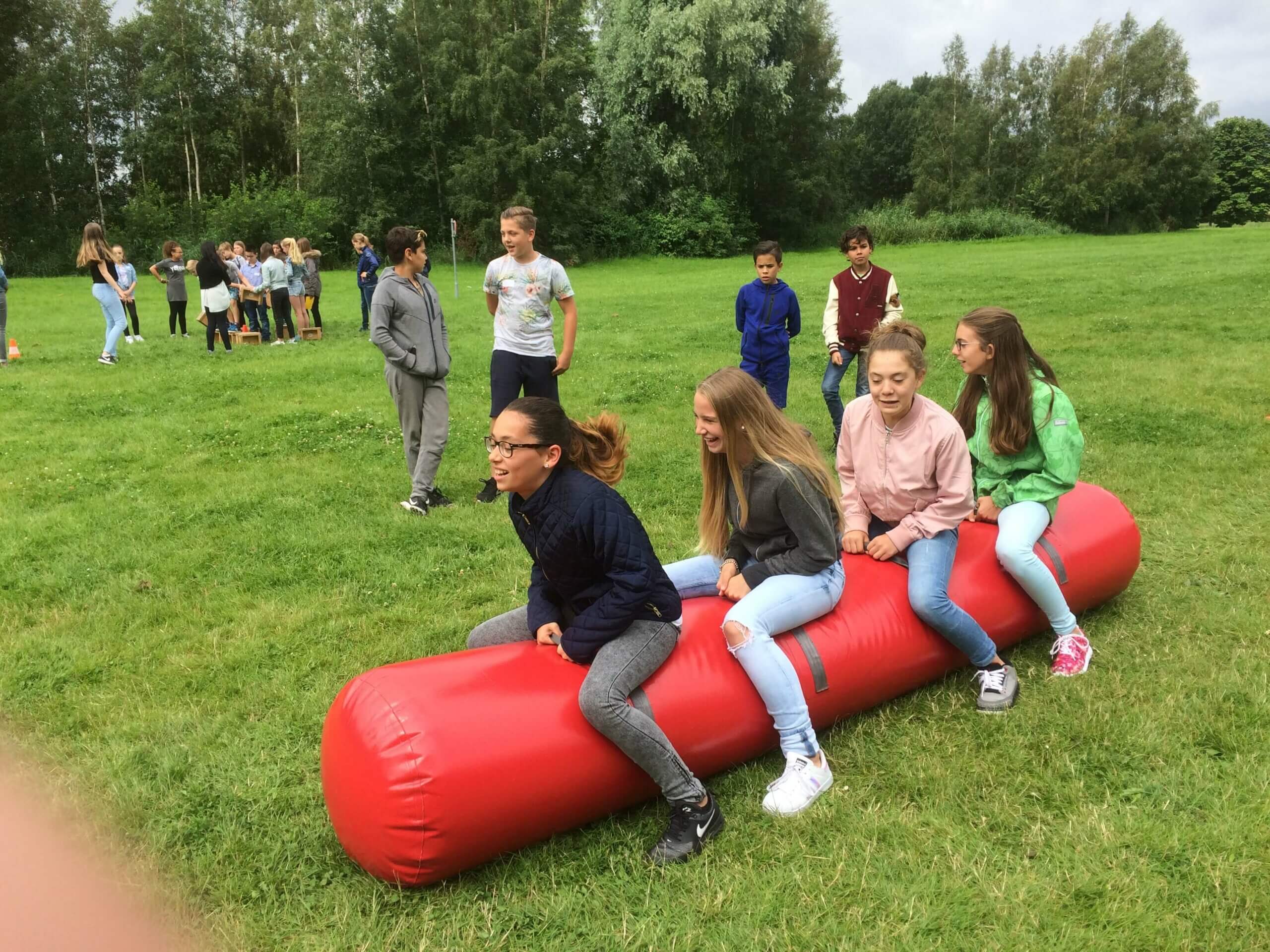 Foto van de gps games, een zeskamp